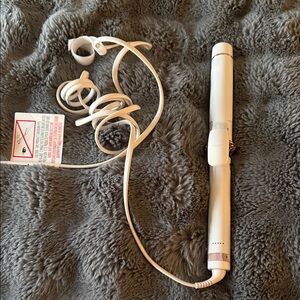 T3 1.25 White & Rose Gold Curling Iron